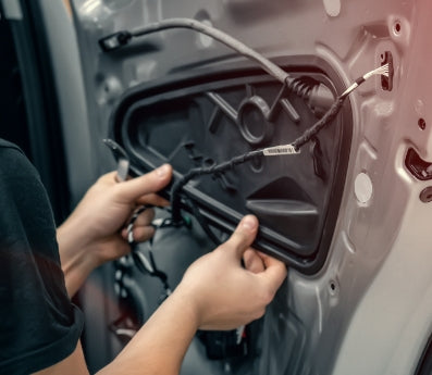 installing inside car image