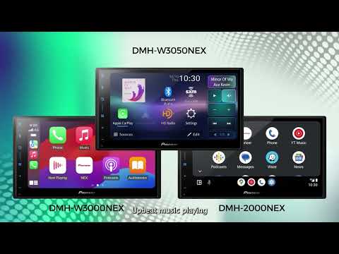 Three receivers stacked with abstract background